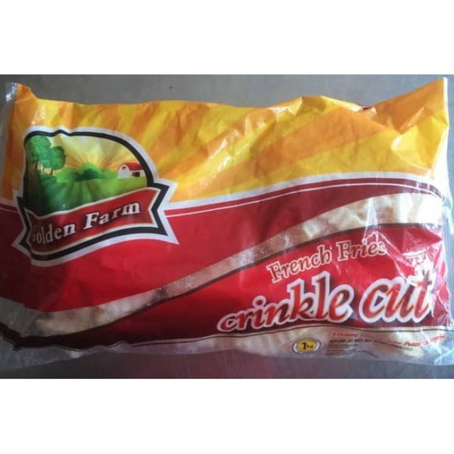 

Golden farm crinkle cut 1 kg