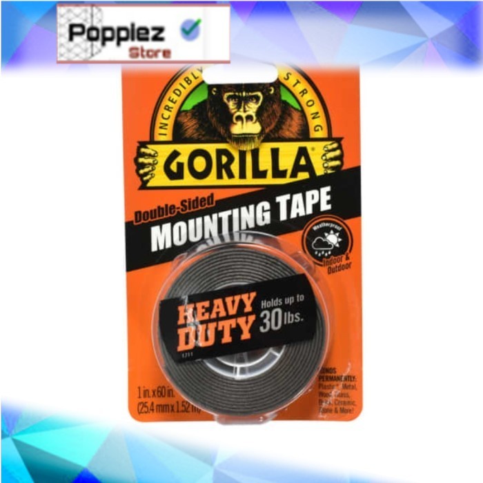 

Bergaransi Gorilla Double Tape Heavy Duty 2.5Cm Rekat Bagus