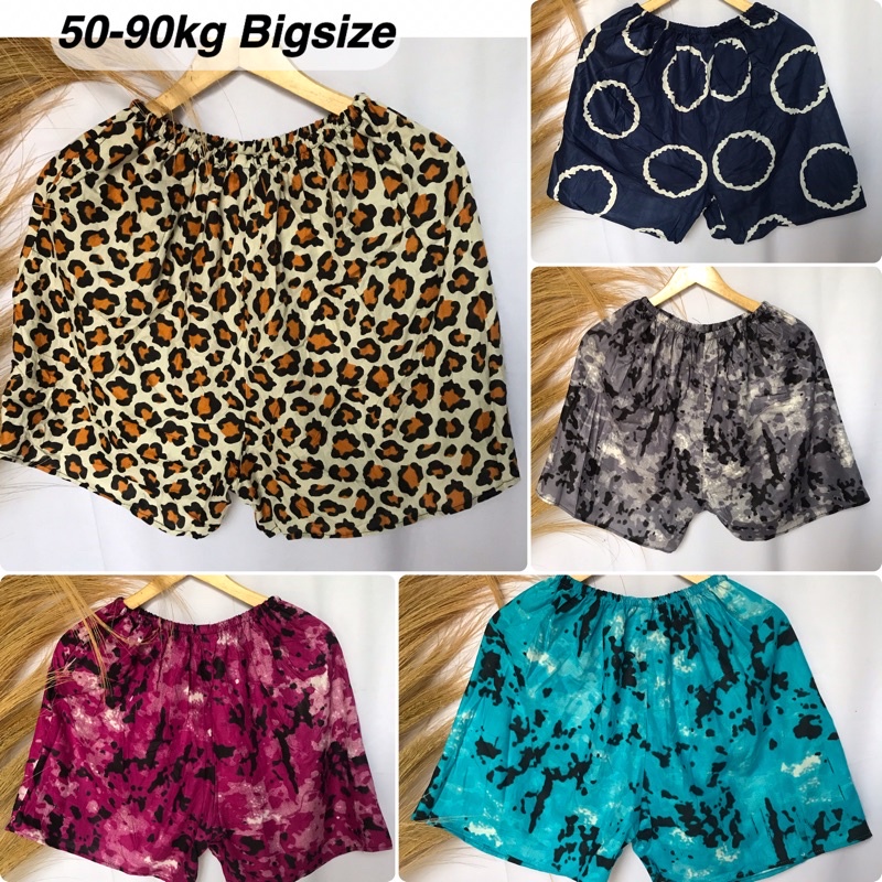 HOTPANT TIEDYE XXXL Pria Wanita celana pendek kolor