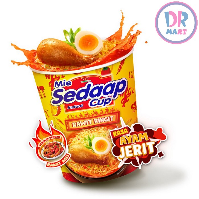 

Mie Sedaap Cup Ayam Jerit 75gr