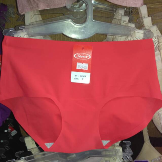 Celana dalam wanita merk sorex seamless anti nyemplak