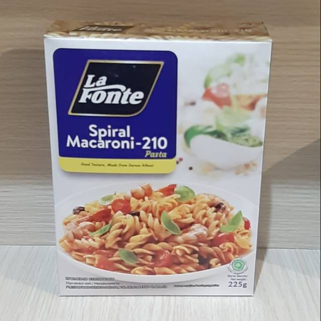 

La Fonte Spiral Macaroni - 210 Pasta 225 gr