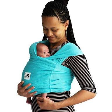 Baby K'Tan Carrier - Breeze Teal Mesh
