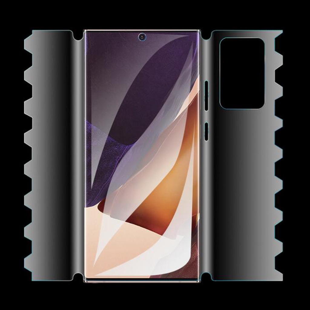 Pelindung Layar Hydrogel Full Body Butterfly Untuk Samsung Galaxy S20 S21 S10 S8 S9 S8 + S9 + S20 + Note 20 9 8 10 S21U Ltra Note 20U