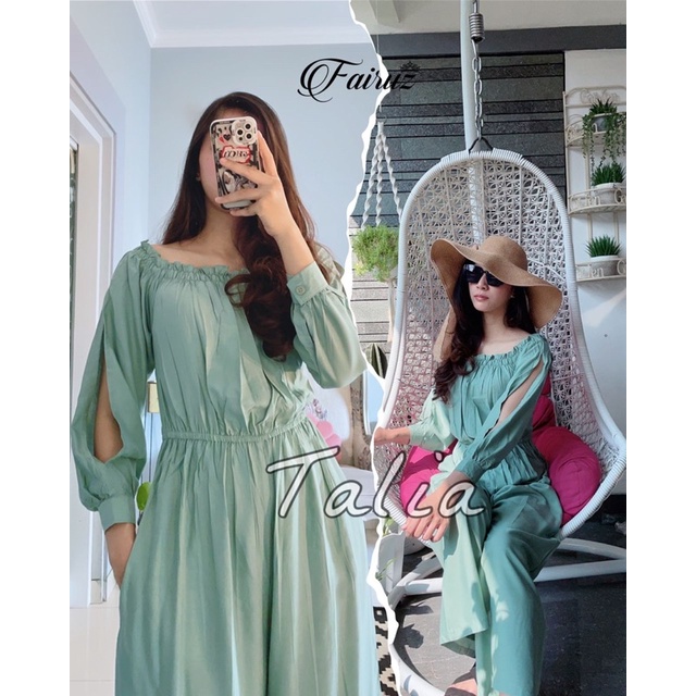 Daster Arab Fairuz TALIA Jumpsuit Ori By Fairuz