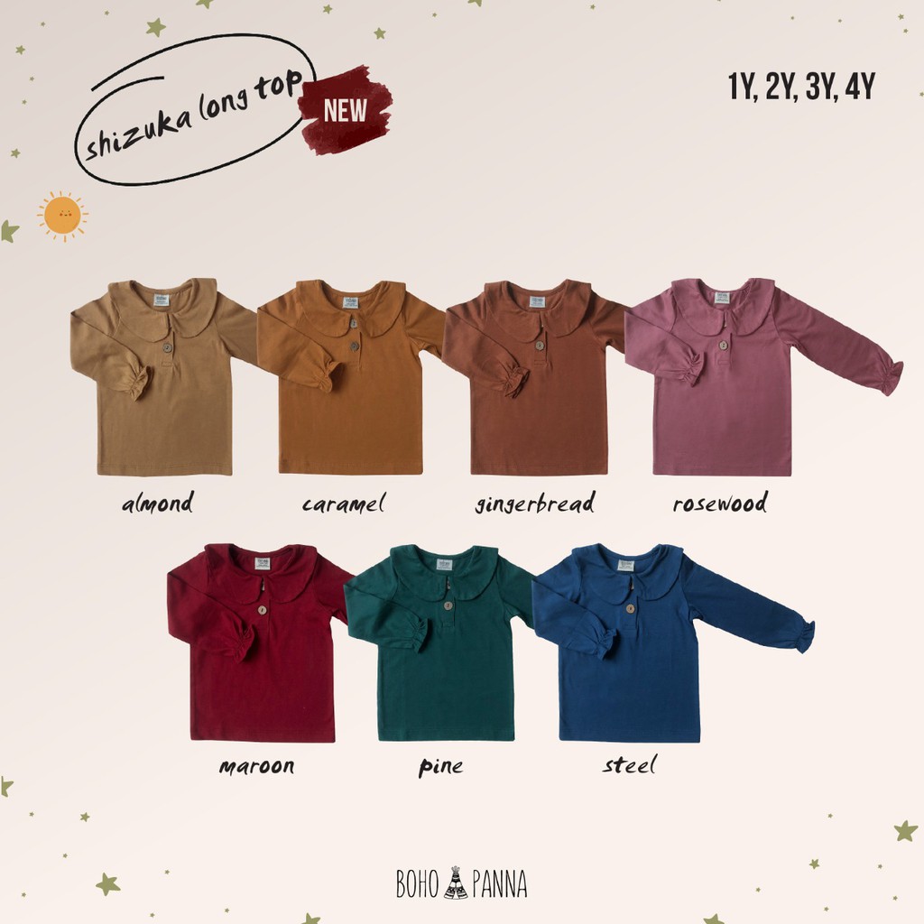 BOHOPANNA - SHIZUKA LONG TOP - Atasan Anak