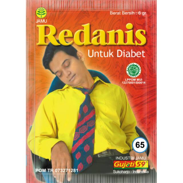 

Gujati 59 Jamu Redanis untuk diabetes