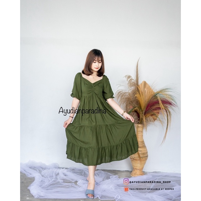 DRESS REMPEL WANITA