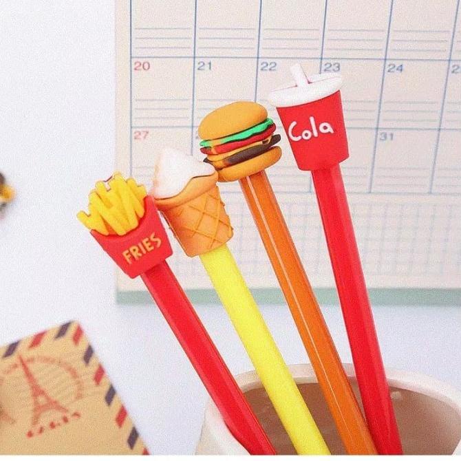 

\\\\\] Pulpen Fast Food PN0351 Bolpen Pena Karakter Gel 0.5mm