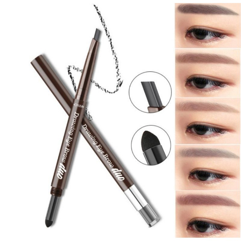 Pensil Alis Eyeliner Hitam Lamiela Pensil Alis Mekanik