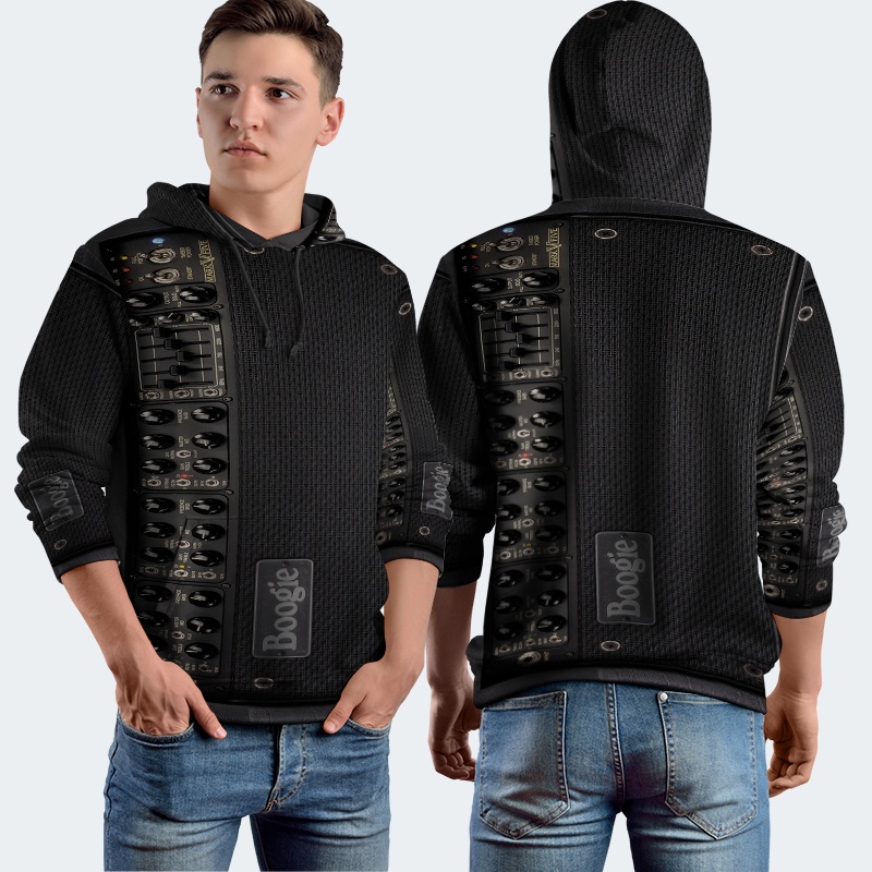 Jaket Hoodie Fullprint Amp Design Mesa Boogie Mark V Guitar Amp Bahan Polyester Jersey