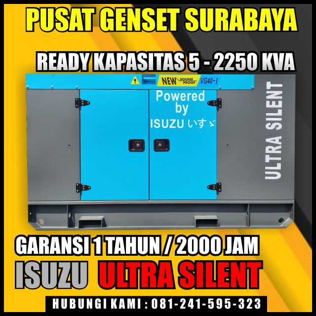 Distributor Genset 60 KVA Isuzu