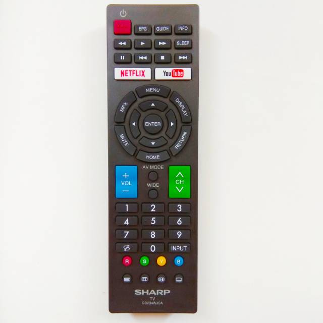 REMOT REMOTE SMART TV SHARP AQUOS LCD LED GB234WJSA ORI / ORIGINAL / ASLI 32SA4500