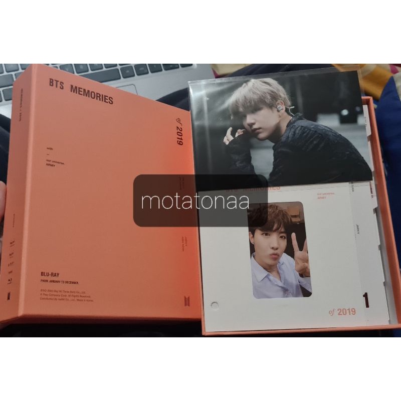 BTS - Memories 2019 bluray dengan pc j-hope dan photo Suga (tanpa photo 4x6 set)