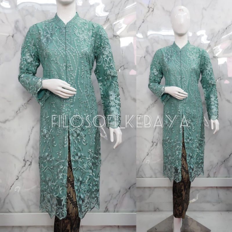 AZURAH SCRAF // SET KEBAYA KURUNG TILLE MELAYU // KEBAYA PESTA BUSUI FRIENDLY TERBARU // TUNIK KEBAYA MODERN // BISA ATASAN AJA KEBAYA KURUNG MALAYSIA