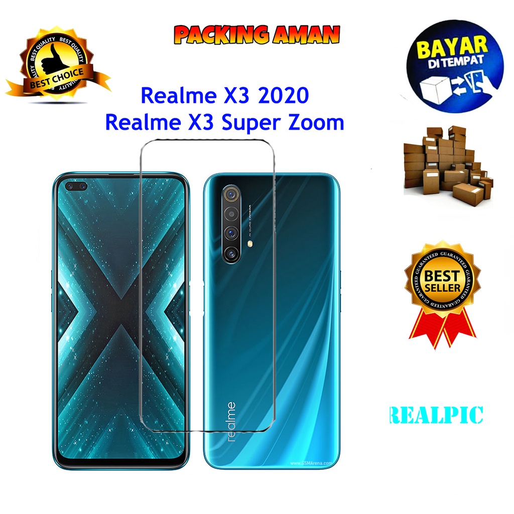 Tempered Glass Realme X3 Super Zoom / Realme X3 Screen Protector Anti Gores