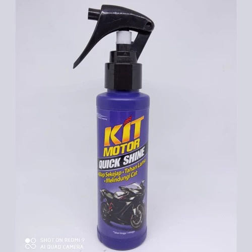 KIT SHINE PUMP Kit Motor Quick Shine Pump Pembersih Body Motor 100ml Pengkilap Anti Air Debu