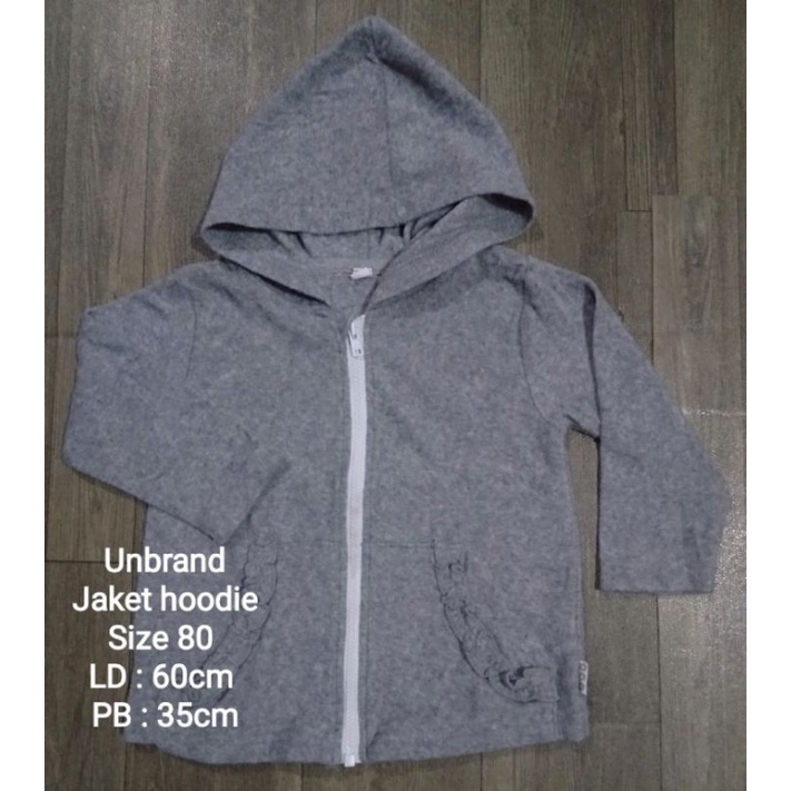 JAKET HOODIE BAYI PEREMPUAN PRELOVED