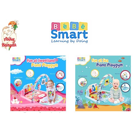 Bebe Smart Piano Playgym Fun At Sweetland Fun At Sea Boy Girl No Brand Music Playmat Sensory P Shopee Indonesia