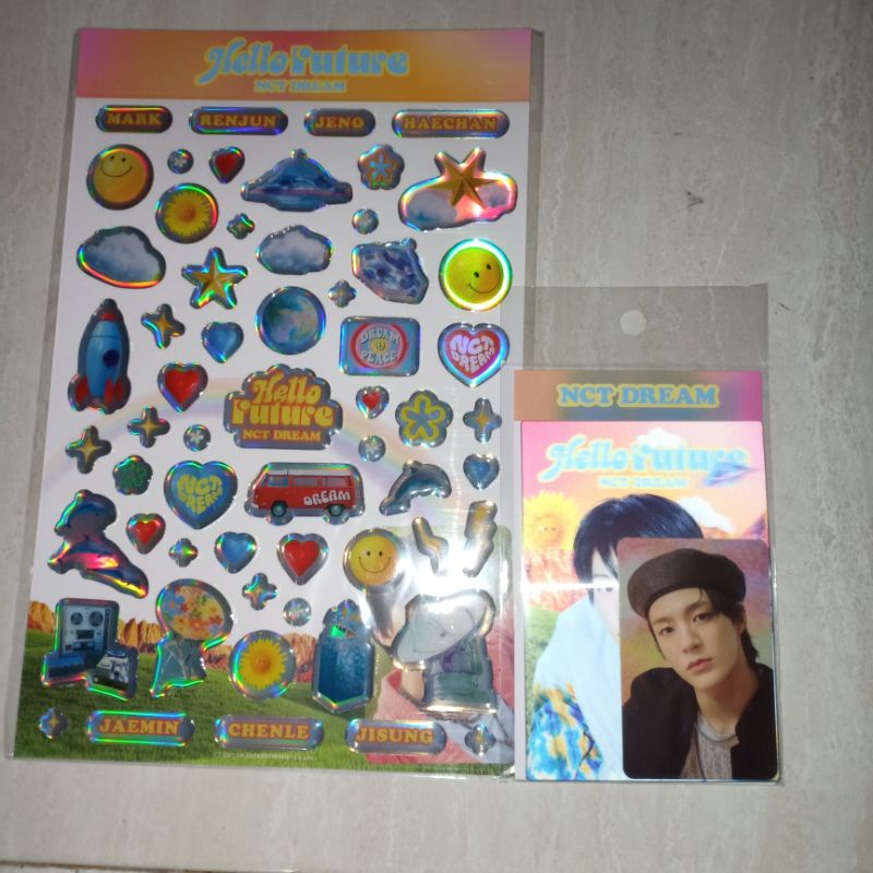 [ READY INA ] EPOXY JENO HELLO FUTURE SEALED HOLOGRAM EPOXY + PHOTOCARD JENO