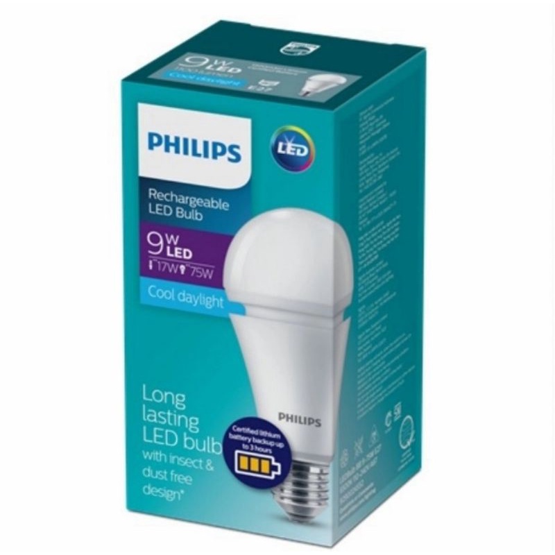 lampu LED emergency Philips 9W