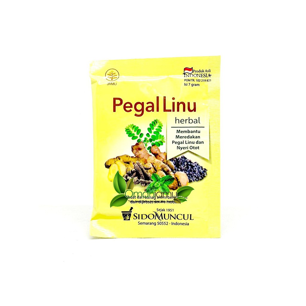 

PEGAL LINU SERBUK SIDOMUNCUL. JAMU CAPEK DAN LINU