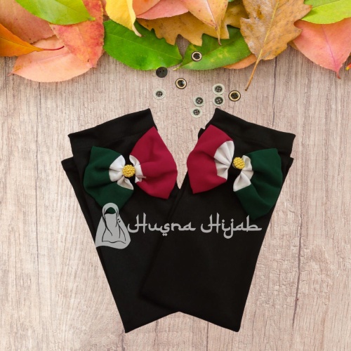 [HUSNA HIJAB] Handsock Jempol Pita Palestine / Handsock Palestina / Sarung Tangan Palestina