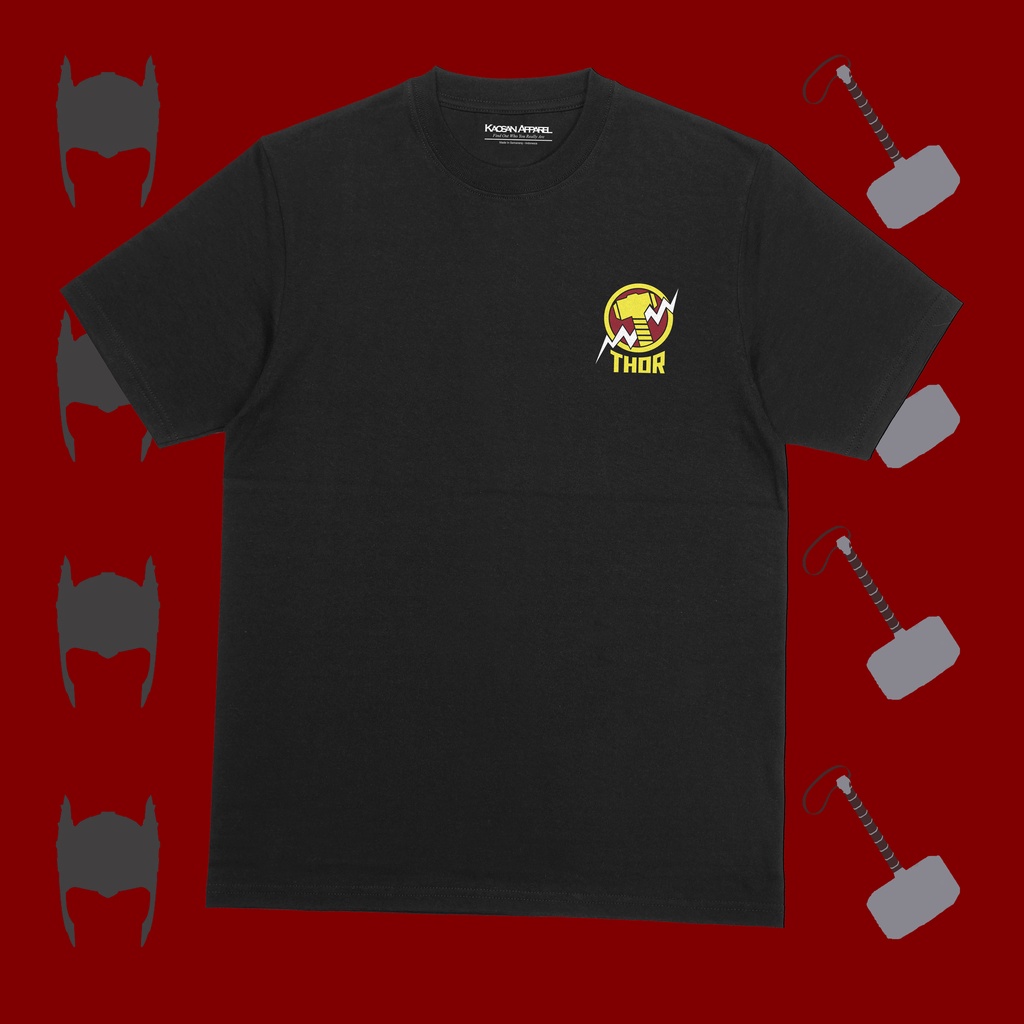 Kaos Marvel Thor "Thor Logo" - Kaos Thor Love And Thunder/Kaos Thor/Baju Thor Love And Thunder/Kaos 