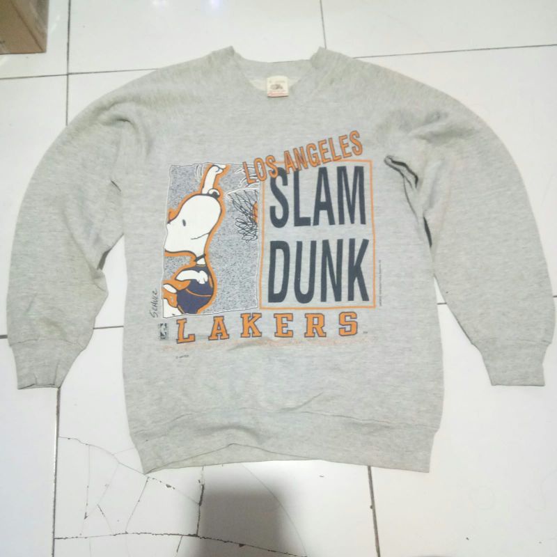 Crewneck billup Vintage NBA LAKERS slamdunk rare original second