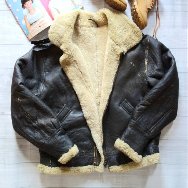 ELEGANCE Paris Jaket Winter Musim Dingin Kulit Asli Genuine Leather