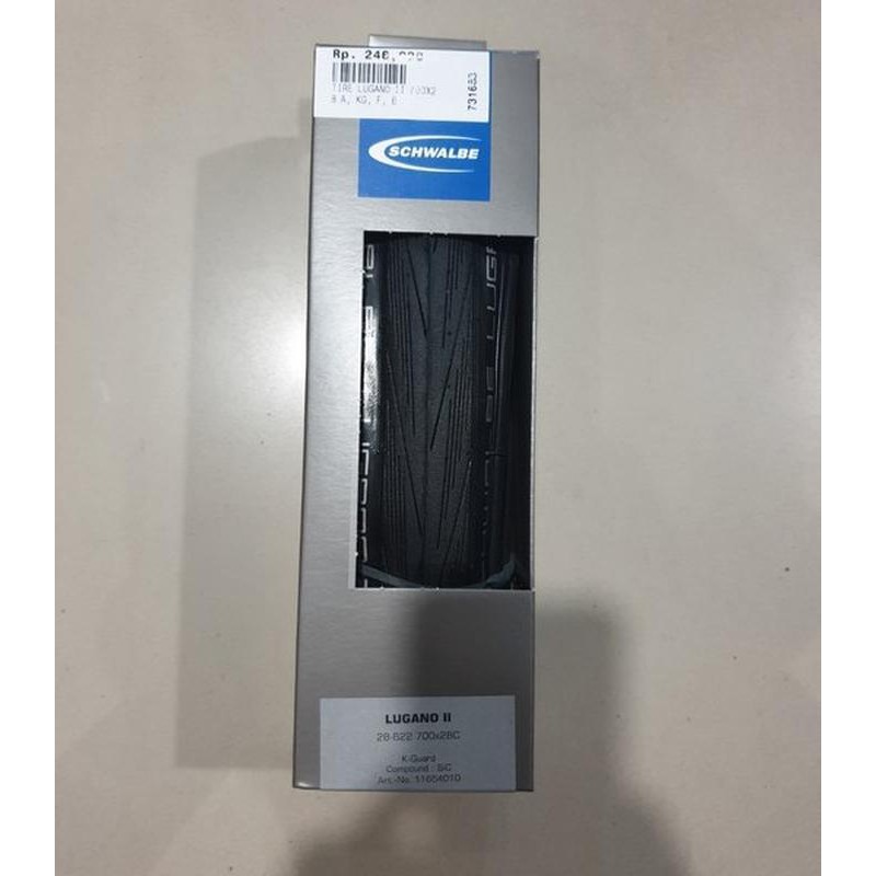 BAN LUAR ROADBIKE SCHWALBE LUGANO II 700X28 KEVLAR LIMITED