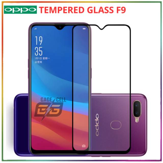 TEMPERED GLASS OPPO F9-TG ANTI GORES LAYAR OPPO F9 SCREEN QUARD HIGH QUALITY