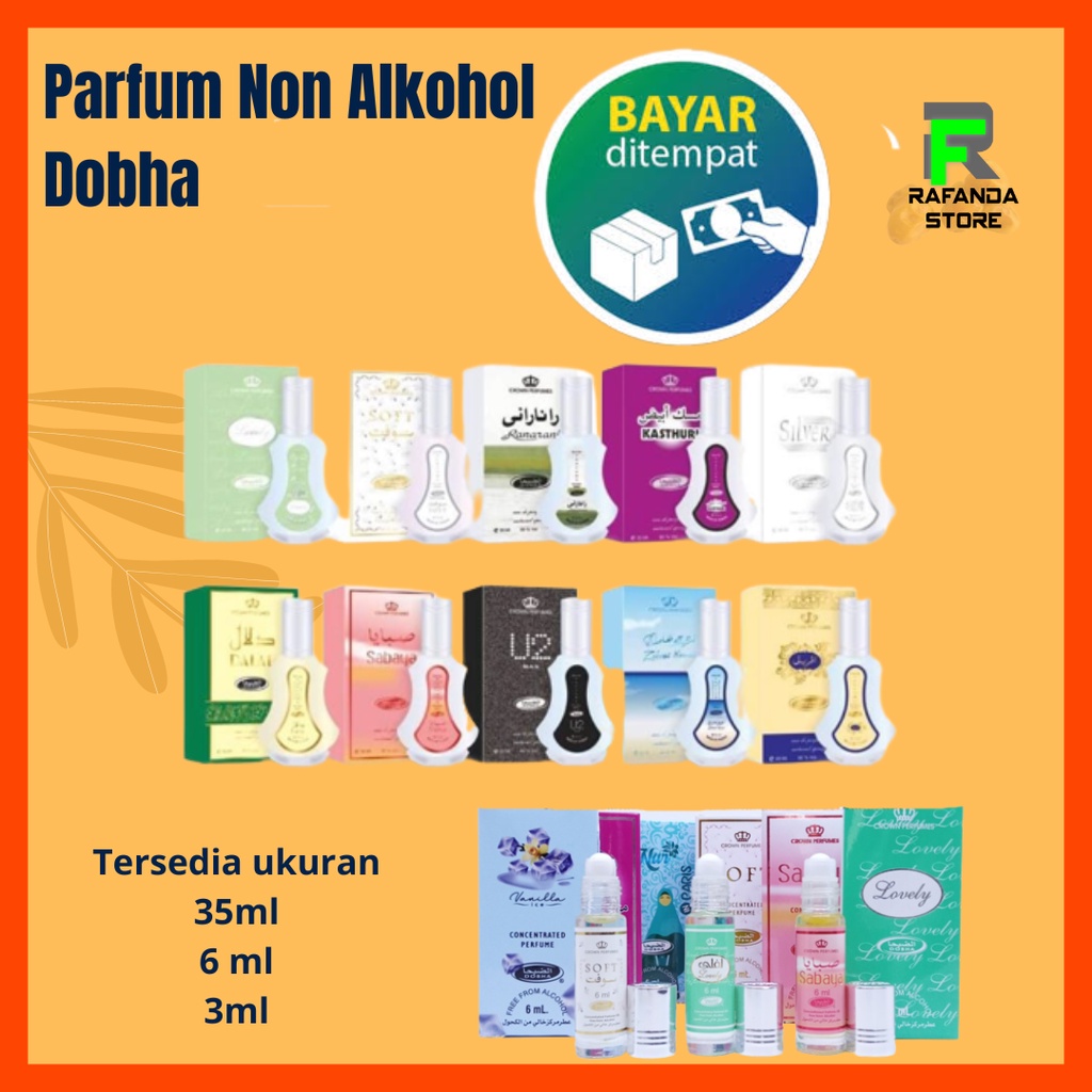 Oleh-Oleh Haji dan Umroh Parfum Arab Non Alkohol Dobha