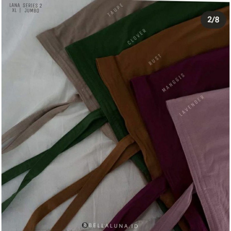 lana khimar series 2 bergo instan bellaluna