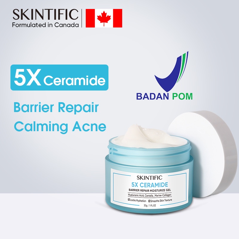 ✨ AKU MURAH ✨ SKINTIFIC 5X Ceramide Barrier Repair Moisturize Gel Moisturizer 30g BPOM