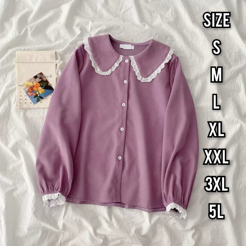 Meybi Blouse - Size S M L XL XXL 3XL 4XL/5L - Baju Jumbo - Atasan Jumbo - Atasan Big Size - Blouse Jumbo