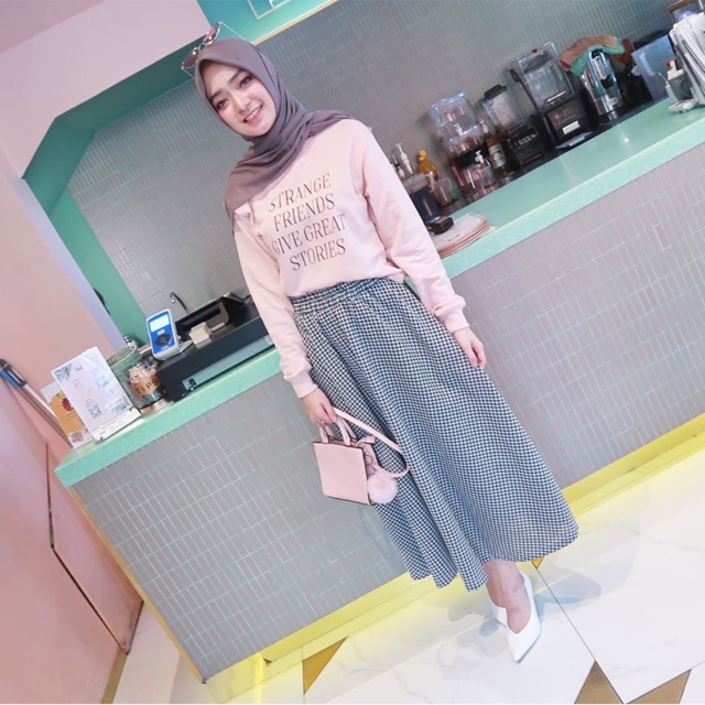 MOZA SKIRT BASIC || SQUARE BASIC SKIRT BERSKA