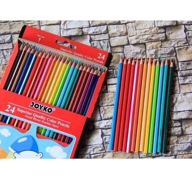 

Hot Quality Pensil Warna Joyko 24 Warna Panjang CP-24PB
