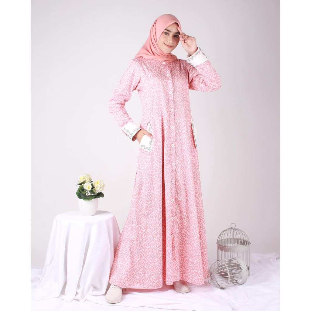 COD ABAYA DANNIS A 210207/DANNIS ABAYA/DRESS DANNIS KEKINIAN/ABAYA DEWASA BY RUMAH DANNIS/ABAYA KATU