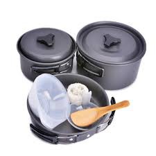 Cookware  - Cooking Set - Panci Masak Camping - Nesting Praktis Ringan Ds 300