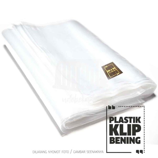 

Plastik klip bening 20 x 30 murah tebal sablon sambal kuliner fashion ready stock Bandung Terbatas