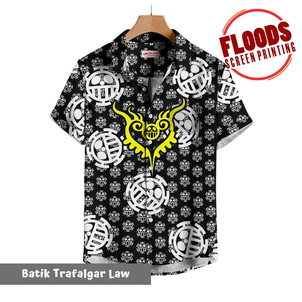 Kemeja Pria Anime One Piece - Batik Trafalgar Law