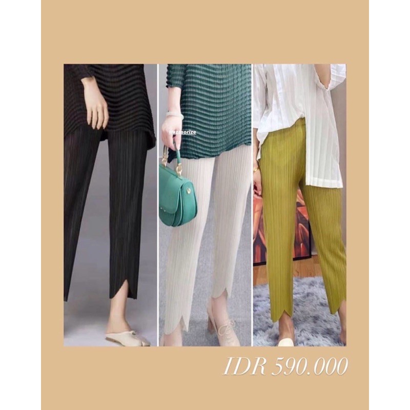 Pants Celana Pleats Please Premium Quality Issey Miyake fit until XXL
