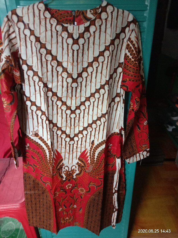 Batik Couple Keluarga Sania Ruffle Ori Ndoro Jowi Dnt Sogan