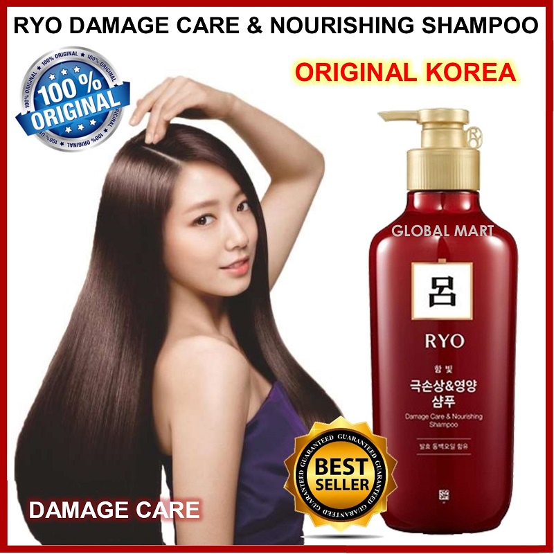 ORIGINAL KOREA Ryo Shampoo Hair Loss Care 400ml Perawatan Rambut Rontok FAST DELIVERY-Damage Care