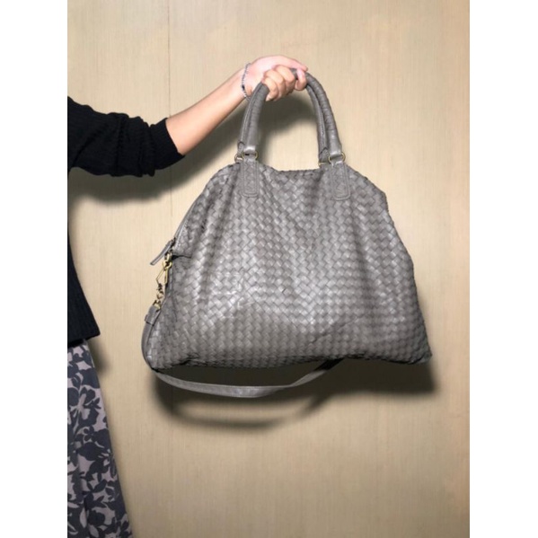 TAS KULIT BRAND CM MUATAN BESAR SECOND IMPORT