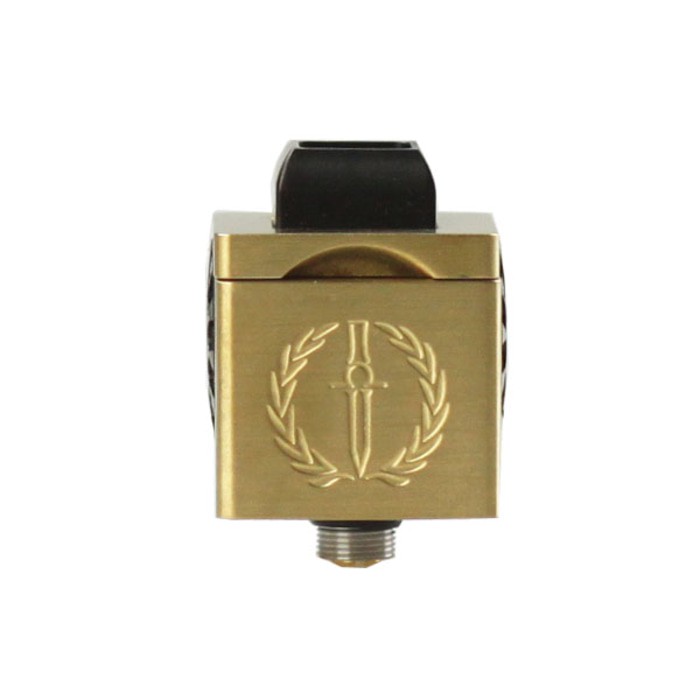 Twisted Messes Cube RDA Atomizer - GOLD [Clone]