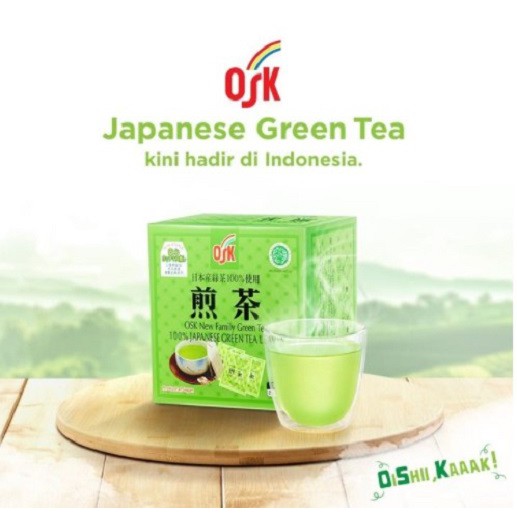 Teh Hijau / Green Tea Jepang / OSK Japanese Green Tea 100% JAPANES GREEN TEA LEAVES