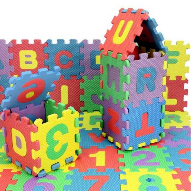 Jin Wa Wa Puzzle Foam Aplhabet &amp; Angka 36PCS