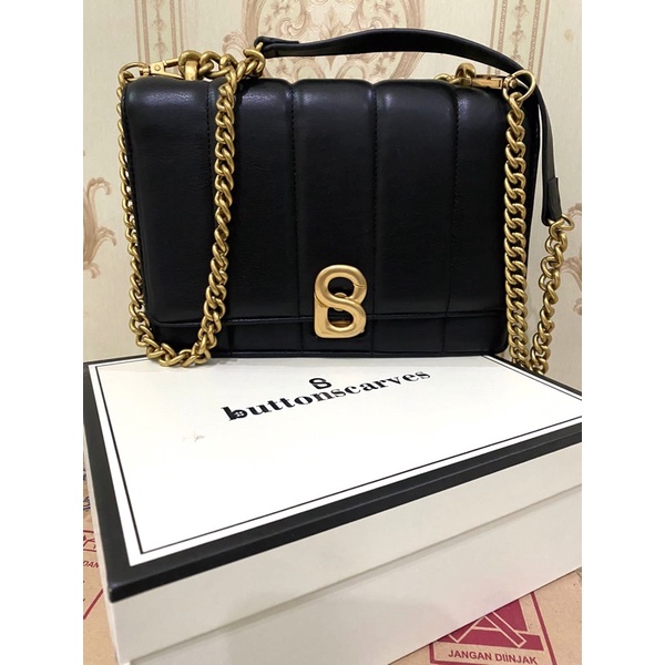 Nora bag buttonscarves Black